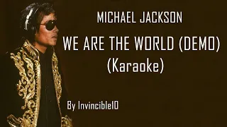 We Are The World Demo (Karaoke) Michael Jackson