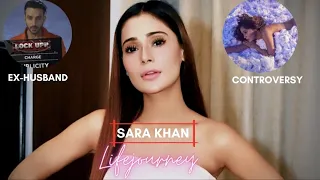 Sara Khan Lifejourney | Controversies | Sara Divorce Reason Ex-Husband Ali Merchant  | Lock Upp |