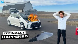 We Blew Up The most powerful GR Corolla in the World.......