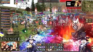 Lineage 2 official Classic NA Server Talking Island 2018 Raid[alliance 280 people]gameplay summoner