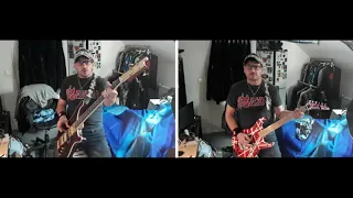 SAXON-strong arm of the law - bass & guitar cover