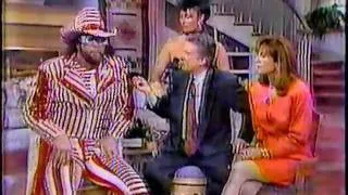 Macho Man Randy Savage visits Regis  (1991)