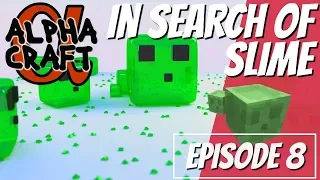 Minecraft AlphaCraft Ep8 Survival Multiplayer: Mineshafts Kelp Farms Slimes and stuff with Avomance