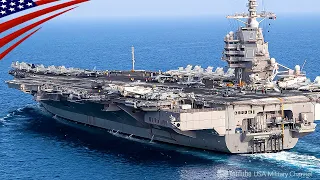 The World's Biggest & Strongest Warship - Nuclear Supercarrier USS Gerald R. Ford in Action