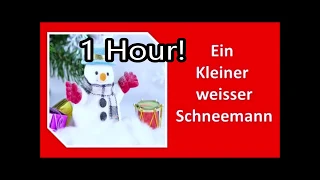 Learn German: Ein Kleiner Weisser Schneemann - 1 HOUR