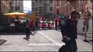 Gegendemonstration bei FPÖ Kundgebung Innsbruck 17.05.2019