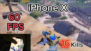 iphone x pubg mode test 2023👏 60Fps gyro✅ 4 finger✅ Handcam✅🔥