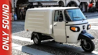 NEW APE PIAGGIO 50 EURO 4 - FIRST TEST DRIVE ONLY SOUND
