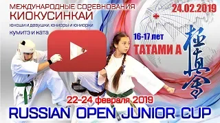 Russian Open Junior Cup (16-17 лет). Татами A