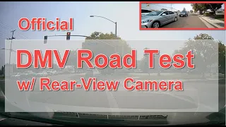 DMV Road Test - Dash Cam AND Rear View Cam.  Includes tips and narration.