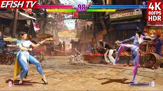 Chun-Li vs Juri (Hardest AI) - Street Fighter 6 | 4K 60FPS HDR