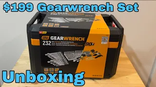 GearWrench 232pc. Mechanic Tool Set - Unboxing - 2023