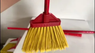 floor cleaning big plastic brooms