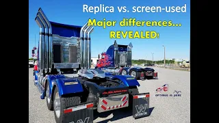 Replica vs. screen-used Optimus Prime...major differences revealed!