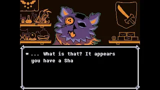 Deltarune Chapter 2 - Giving Seam Both Shadow Crystals at once.