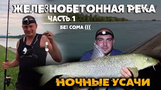 Железнобетонная река ч.1 - Разведка со спиннингом и ловля усача