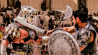 Massimo VS Tigris delle Gallie | Il gladiatore | Clip in Italiano