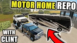 STOLEN RV REPO WITH HELP FROM CLINT! | FARMING SIMULATOR 2017