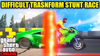 Difficult Transform Stunt Race 😢 (Gta 5 Funny Moments) - Black Fox Tamil Gaming