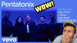 Pentatonix - Kiss From A Rose (Live Performance) | Vevo (REACTION) First Time Hearing It