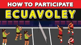 How To Play Ecuavoley? (a modified variant of VOLLEYBALL that was invented and played in Ecuador)