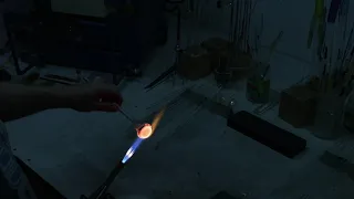 How to make colored tube with clear glass on the outside, also called a 'Blow Through'.