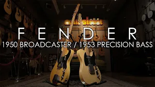 Fender History: 1950 Broadcaster and 1953 Precision Bass!