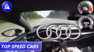 Audi A7 55 TFSI Night Drive and Day Drive TOP SPEED DRIVE ON GERMAN AUTOBAHN