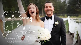 Çağrı Şensoy and Buse Arslan wedding | aygul and cerkutay married #wedding #viral
