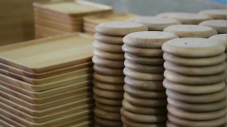 โซปา โรงงานผลิตเครื่องครัวไม้ สินค้าไม้ Zopawood Acacia Wood Kitchenware Factory Production Thailand