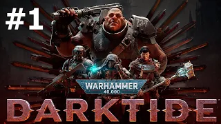 Warhammer 40k: Darktide. #1. Побег из тюрьмы. Прохождение без комментариев.