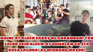 MAINE AT ALDEN SABAY NAGPARAMDAM! TAN COLOR AT DUMALAW SA ISANG CHURCH SI ALDEN! HERMANO MAYOR!