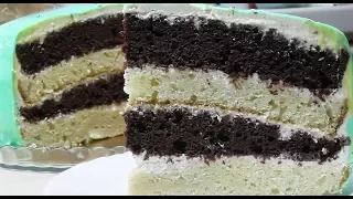 Cake Smetannik with mirror glaze Торт Сметанник с зеркальной глазурью