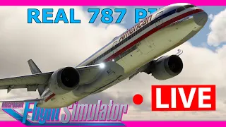 Real Airline Pilot Flies the Horizon 787-9 LIVE! Cancun to Houston