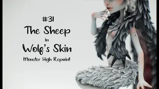 Sheep In Wolf's Skin - she's a cute little sheep, but wait 'til she puffs and huffs! OOAK figurine