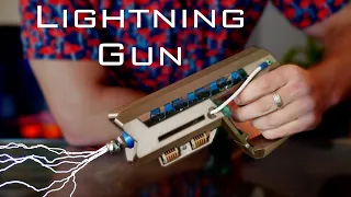 Building A 120,000 Volt Ray Gun!  (Portable lightning)