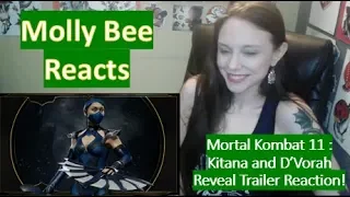 Mortal Kombat 11 Kitana and D'Vorah Reveal Trailer Reaction!