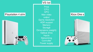 Ps4 slim vs Xbox one s fast comparison 2019