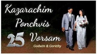 KAZARACHIM PONCHVIS VORSAM - BY GODWIN AFONSO, SONG ON SILVER JUBILEE OF GODWIN AND GORETHY