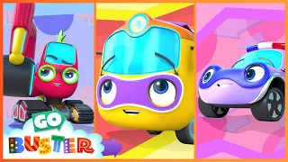 🦸 SUPERHERO Buster to the RESCUE! 🦸 | Go Learn With Buster | Videos for Kids