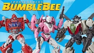 Transformers Studio Series Bumblebee Movie  ARCEE,  IRONHIDE and WHEELJACK | VIDEO REVIEW