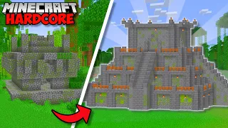 I Transformed A JUNGLE TEMPLE in Minecraft Hardcore (#95)