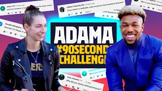 BEST HAIRSTYLE AT BARÇA? | ADAMA FACES THE #90SECONDSCHALLENGE