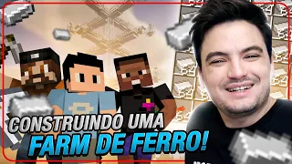 CONSTRUINDO A MELHOR FARM DE FERRO DO MINECRAFT #2-44