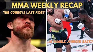 Rumble Johnson Comeback! Cowboy Cerrone Loses + Jiri Coming Clean! - MMA News Weekly Recap