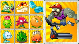 PvZ 2 What Plant Max Level Can Defeat Cardio Zombie Using Only 1 plant food? - Plants Vs Zombies 2