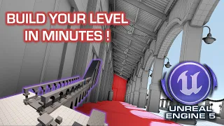 Unreal Engine 5 | Level Design | Greybox Entire Levels in Minutes
