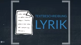 Textbeschreibung Lyrik