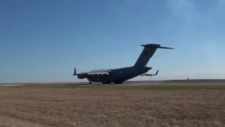 Powerful Spool RAAF Boeing C-17A Globemaster III Taking off from Avalon Airport