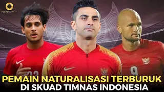 MENGECEWAKAN ‼️ Inilah 10 Pemain Naturalisasi Terburuk Timnas Indonesia